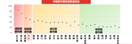 中国都市圈发展质量排名，中国